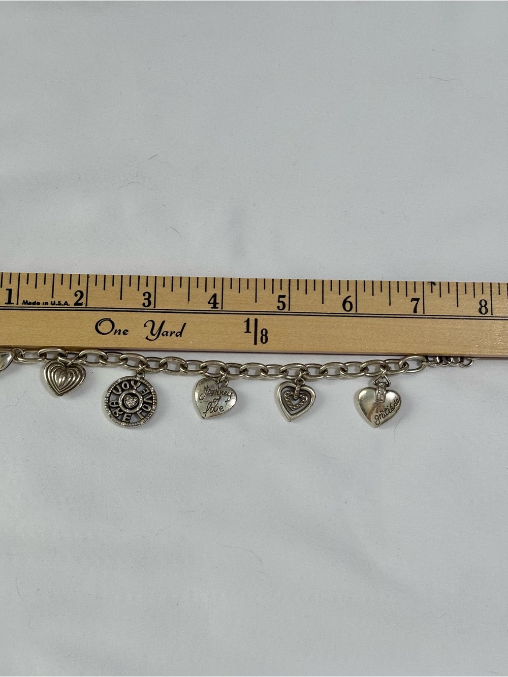 Vintage Brighton Retired Charm Bracelet 7” POWER OF PINK - Picture 4 of 4